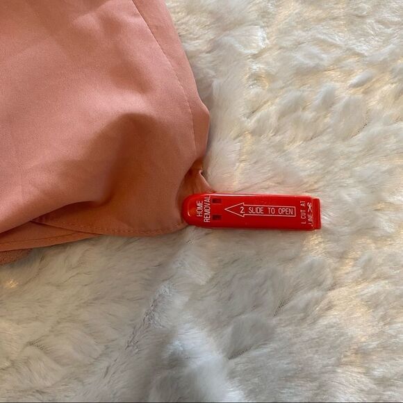 Dessy Collection Off-the-Shoulder Criss Cross Back Trumpet Gowns style 3012 size - Picture 8 of 12